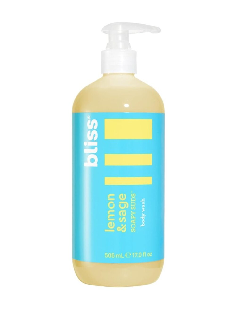 Bliss Lemon & Sage Soapy Suds Body Wash 17 oz. UNISEX